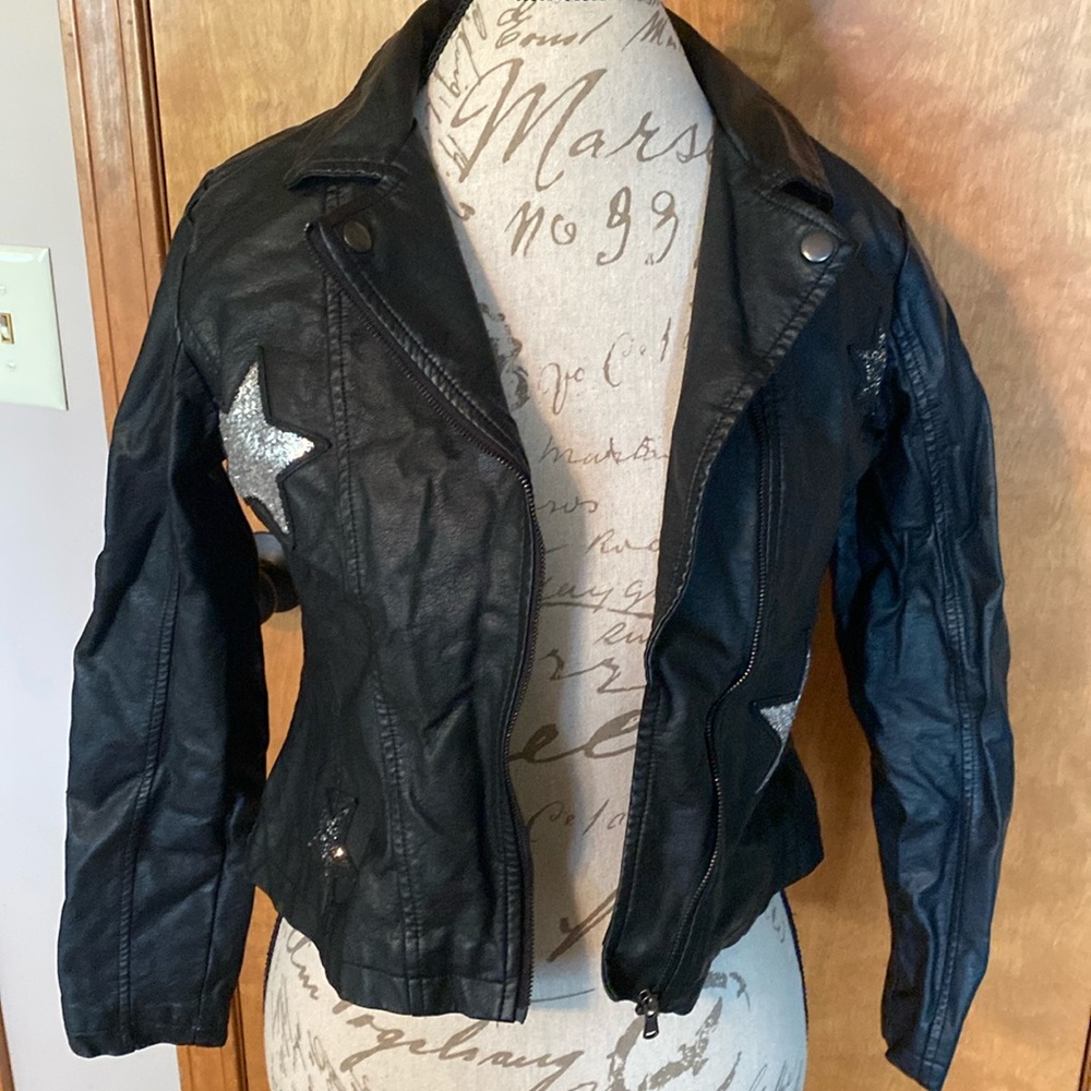 Girls Justice motorcycle jacket size 14/16